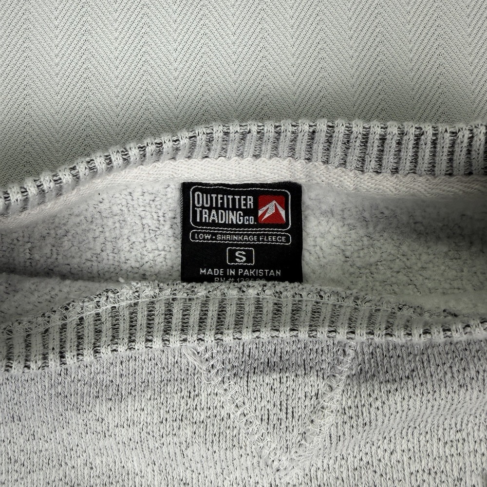 Jackson Hole WY Graphic Crewneck Sweatshirt Gray Marled Knit Retro Souvenir Sz S - Picture 7 of 10